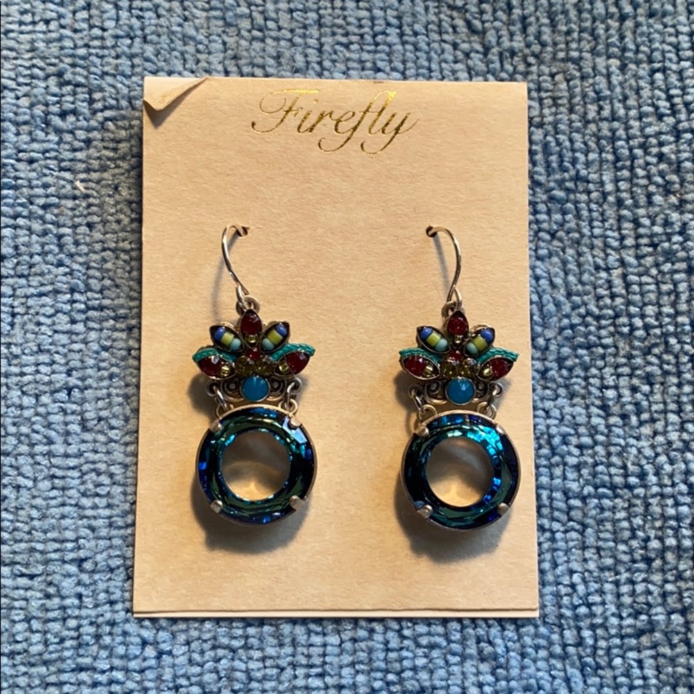 Beautiful earrings with Swarovski crystals